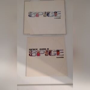 Lot Of 2 Spice Girls CD Singles Wannabe UK & French